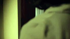 Housewife's wild threesome with husband and nanny: blowjobs and sex in reality