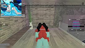 Demon Pounds Huge Futa Cock