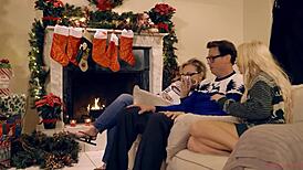 stepdad takes every inch in her mouth, pov blowjob with small tits.