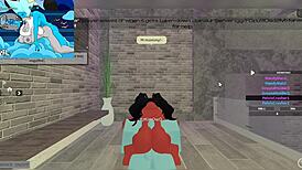 Demon Pounds Huge Futa Cock