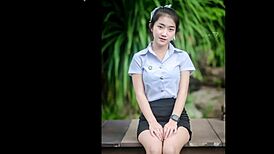 thai students compete in horny jerk off challenge part 2.