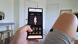 Watch my milf wife ride and drain my cock before leaving