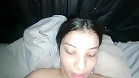 Horny stepsister moans, 'I'm so happy with your big cock' 😍