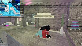 Demon Pounds Huge Futa Cock