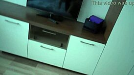 Step Sister's Friend Spreads Legs