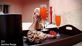 Boyfriend Titus vs Girlfriend Jasmine in Doggystyle Pussy Fucking