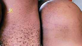 Janbari Enjoys Quickie with Bent-Over Ass on Bed