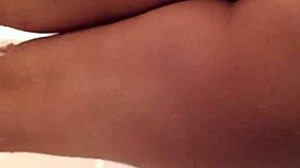 I was spying on my step mom while she was bathing in the shower, admiring her fat ass and chubby body