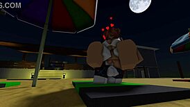 my special beach day with big tits and ass on display