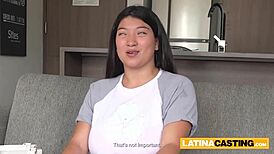 I’m Obsessed with This Latina Babe’s Massive Boobs in Hardcore Casting