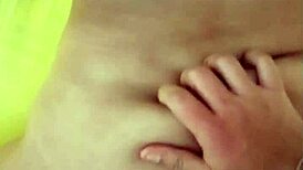 Teen college friend gets horny fingering and fucking from behind by milf amateur