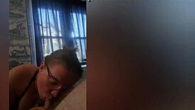 Gave guy head first time after new piercings with big cock