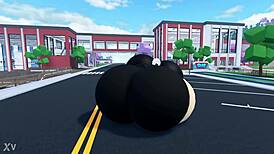 Thicc avatar performs sensual dance moves for viewers