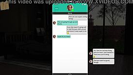 Being a dik in sexy outfit with big tits porn