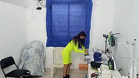 new video, i'm a fashion designer showing off my tits at work