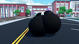 Thicc avatar performs sensual dance moves for viewers