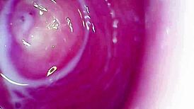 homemade video with camera deep in wet pussy, capturing intense orgasm