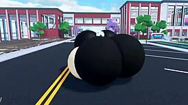 Thicc avatar performs sensual dance moves for viewers