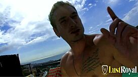 Brunette Teen Enjoys Intense Anal By Pool