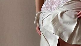 hey, watch this innocent girl strip for ya! 😍