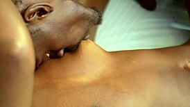 ebony naija babe experiences intense pleasure with big black cock