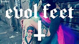 Sexy Fetish Ballerina With Barefoot Licks