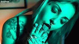 Sexy Fetish Ballerina With Barefoot Licks