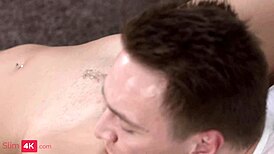 Flexible Blonde Babe Enjoying Ass Fucking!