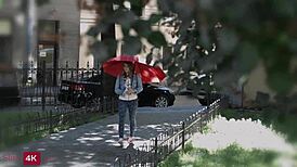 Flexible Blonde Babe Enjoying Ass Fucking!