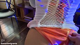 Woman In Lingerie With Toys