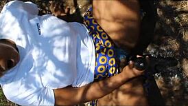 Ebony Solo Dates with Vibrator and Fingering!