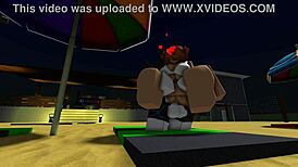 my special beach day with big tits and ass on display