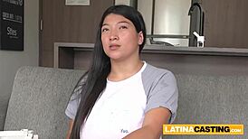 I’m Obsessed with This Latina Babe’s Massive Boobs in Hardcore Casting