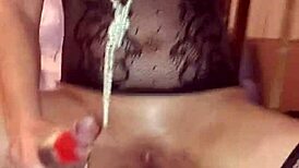 Velvet Rain 23 Boldly Masters Her Huge Toys, Fucks Herself Intensely, and Squirts in Kinky Pleasure.