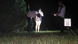 Meeting Two Fans At The Club Leads To Outdoor Encounter