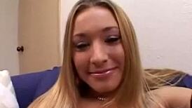 Kayla Marie Gagging on Cock While Licking Balls