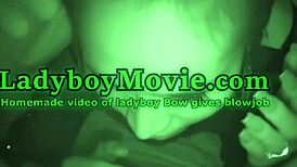 I love getting homemade blowjobs from ladyboy Bow.