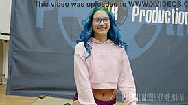 premium bukkake with galilea. blowjobs, cumshots, swallows, and facials 😋