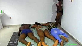 everyone woke up to join the sweet fuck