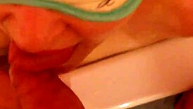 Submissive Slut Drinks Piss in Shower