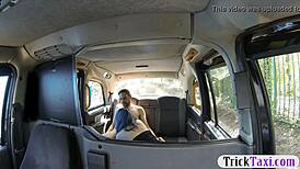 horny couple fucks in backseat filming