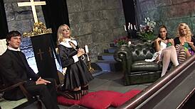 Jassie and Lexxxi Tyler are so scandalous masturbation lesbian pool shaved pussy facial solo shoes