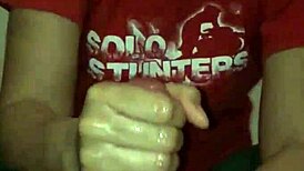 i stroke my big cock to a huge cumshot load