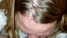 The Husband Busts a Creampie in His Wife's Fat Pussy with Her Big Ass