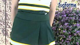 Katie Morgan wets her tight jeans in an omorashi scene