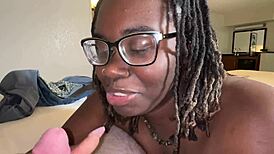 Tee Vuiton Worships Ass and Screws White Stepbrother with Big Black Cock