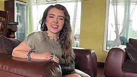 Hot Canadian Blonde Eden Ivy Gags On Big Cock