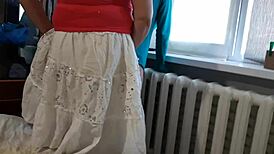 Two Lesbian Students Caught Fucking with Strapon by Passionate Teacher in Group Sex