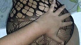 fucking my wifes big pussy in sexy bodystocking she used with her lover