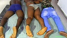 everyone woke up to join the sweet fuck